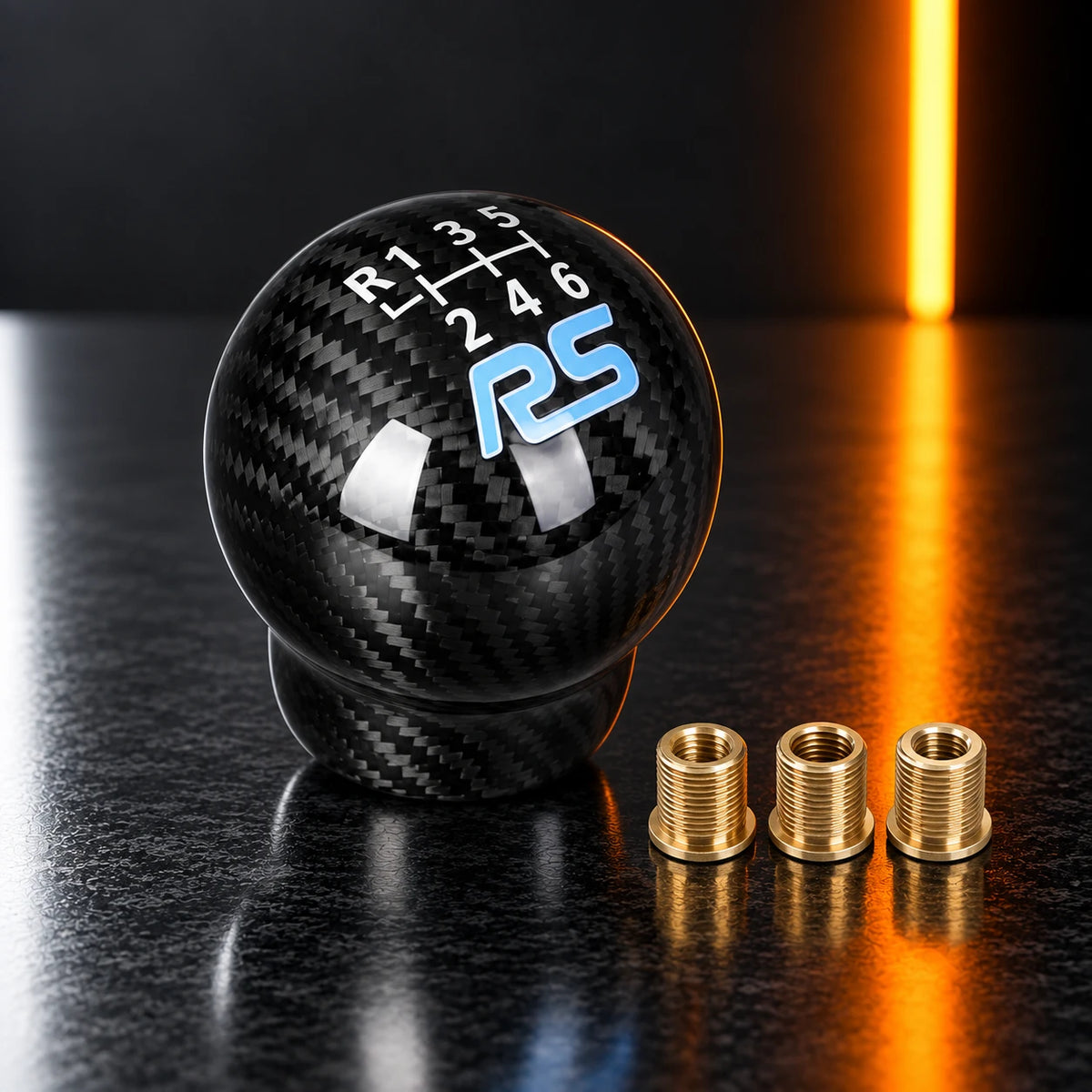Ford Performance carbon fibre gear shift knob, RS badge