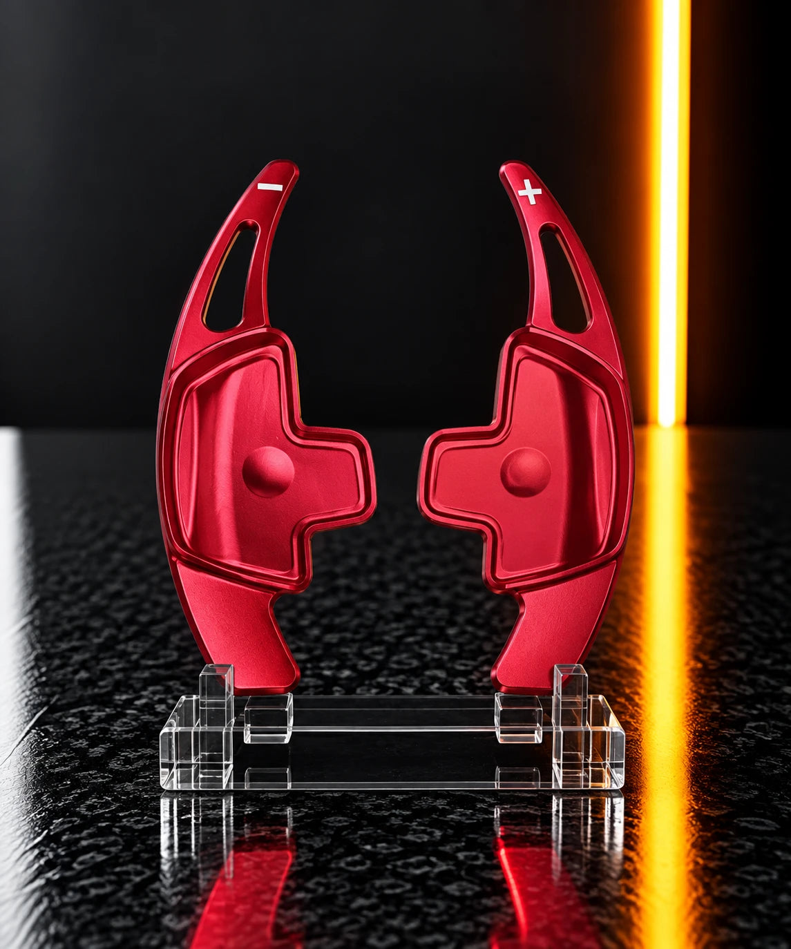 Mercedes-Benz aluminium paddle shift extension, Red finish