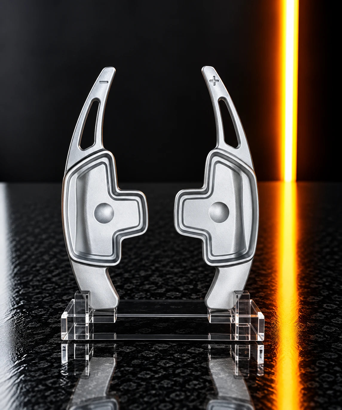 Mercedes-Benz aluminium paddle shift extension, Silver finish