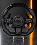 Audi RS — All-Black Leather Steering Wheel