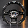 Mercedes-AMG — Carbon Fibre &amp; Alcantara Steering Wheel, AMG Badge