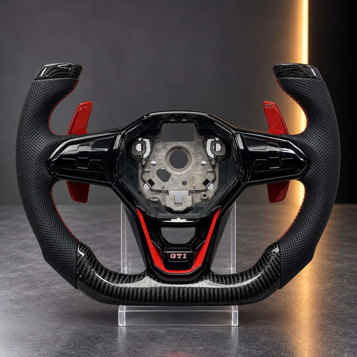 Volkswagen GTI — Carbon Fibre Steering Wheel, Red Paddles
