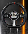 BMW M-Series — Gloss Carbon Fibre Steering Wheel, M-Stripe