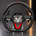 Volkswagen — Carbon Fibre Steering Wheel, Red Centre Stripe