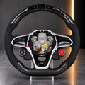 Volkswagen — Carbon Fibre &amp; Alcantara Steering Wheel with LED Display