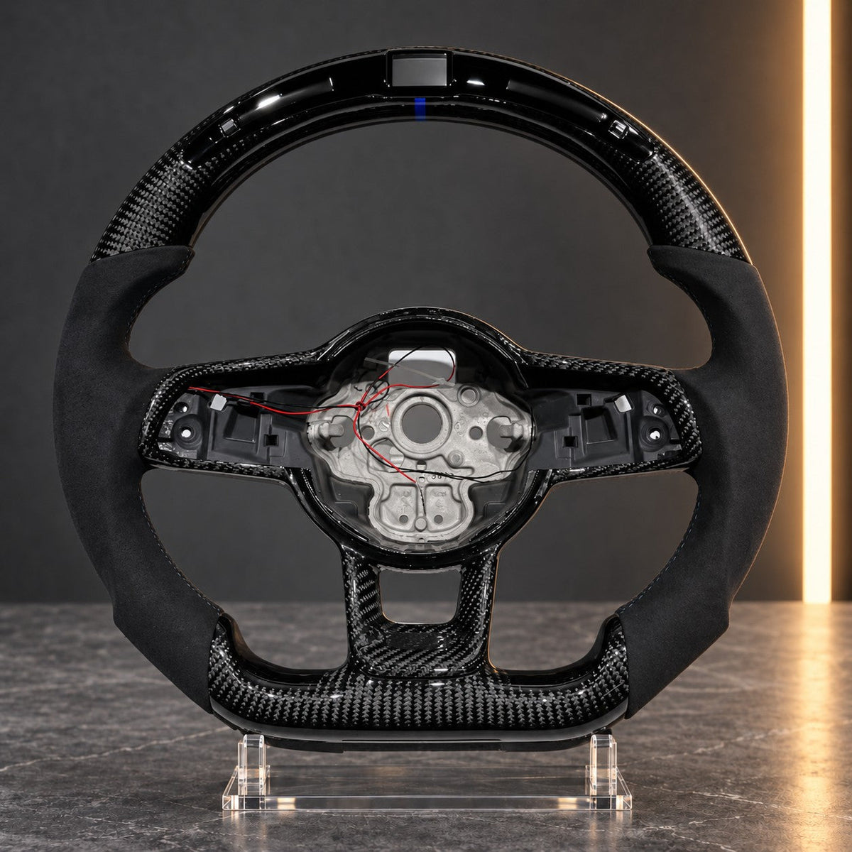 Volkswagen — Steering Wheel Shell Only, Carbon & Alcantara (No Switches)