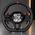 Volkswagen GTI — Leather Steering Wheel, Red Stripe & Paddles